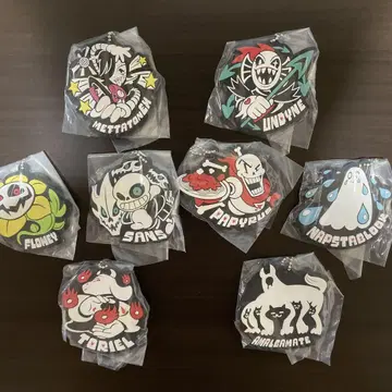 UNDERTALE 캡슐 러버 마스코트 전종 세트