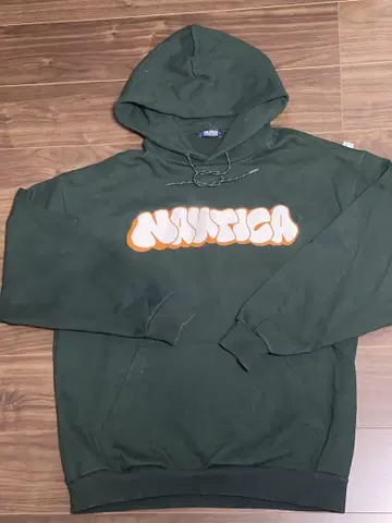 Nautica 다크 그린 후드티