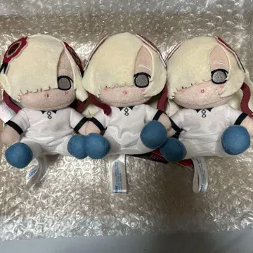 카미츠바키시 건설중. 미니 봉제 인형 요루카와세카이 3세트