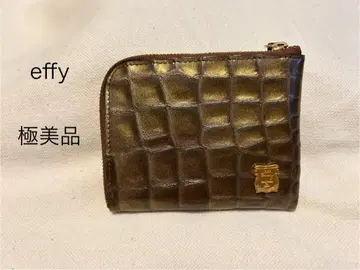 efffy 브론즈 크로커다일 패턴 코인 케이스