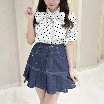 evelyn 에블린 라메 플리츠 SK