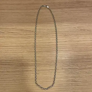 실버 925 팥 체인 목걸이 45cm 3mm