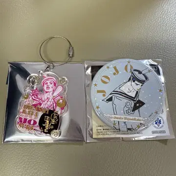 죠죠 월드 와이어 키링 캔뱃지 히가시카타 죠스케