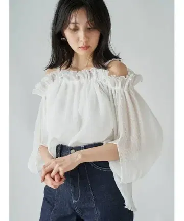 SNIDEL 쉬폰 블라우스