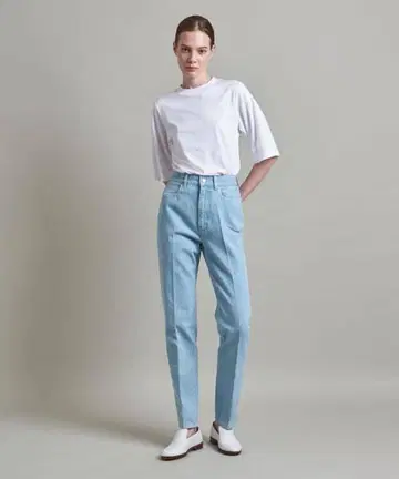 정가 37,000엔 LOEFF 14oz BLEACH 데님 팬츠 0