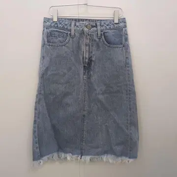 MOUSSY 마우지 라이트 블루 데님 스커트 M 사이즈