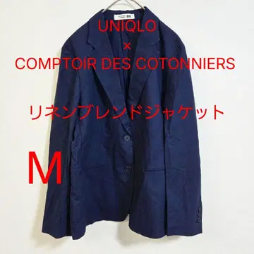 UNIQLO 유니클로 린넨 블렌드 자켓 M 네이비