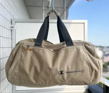 Champion USA 코튼 캔버스 보스턴 백