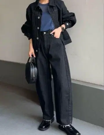 MARW UNITED ARROWS 커비 데님 팬츠 블랙 38