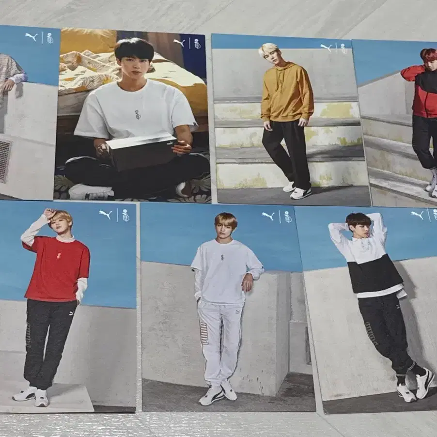 BTS Bangtan PUMA Postcard #방탄소년단,#방탄bts,#방탄 on Bunjang