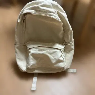 무인양품 코튼 백팩 아이보리