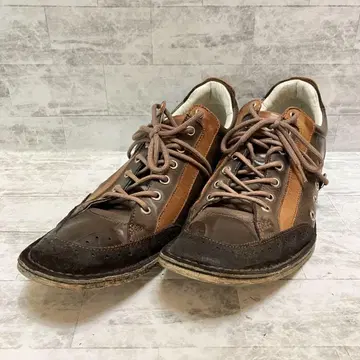 [ 고품질 ] 캐서린 햄넷 가죽 스니커즈 레이스업 24.5cm