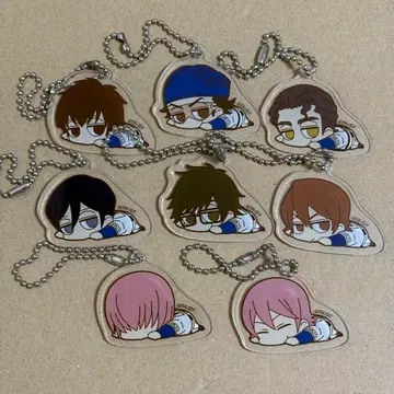 다이아몬드 에이스 나른 아크릴 키링 8개 세트