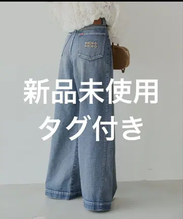 [미사용 새상품] CHICO 루즈 와이드 데님 S 사이즈
