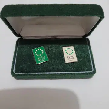 2005년 아이치 지구박람회 Expo 박스 포함 핀 배지 2개 세트