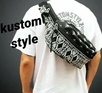 kustomstyle 반다나 웨이스트 백