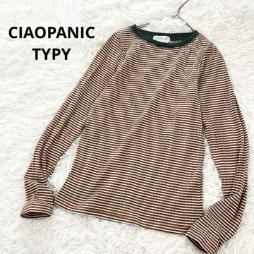 차오패닉 CIAOPANICTYPY 보더 리브 긴팔 티셔츠