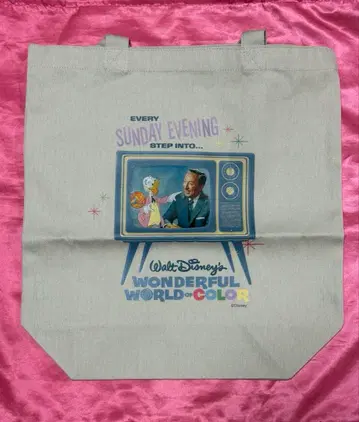 택 포함 새상품 Disney The Market 한정판 월트 토트백