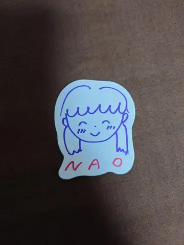 노기자카46 한여름 전국 투어 카페2025 캐리커처 스티커 토미사토 나오