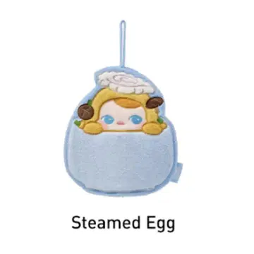 PUCKY Egg Beanie 시리즈 핸드 타월 [Steamed Egg]