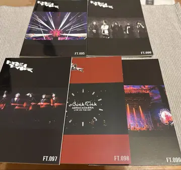 BUCK-TICK FC 뉴스레터 5권 세트 No.95~99