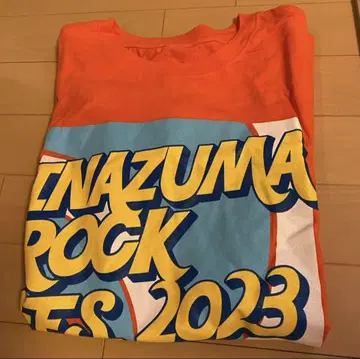 이나즈마 락 2023 티셔츠 오렌지