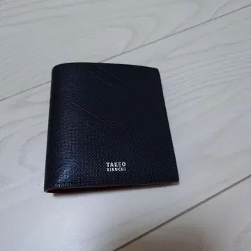 TAKEO KIKUCHI 접이식 지갑 블랙