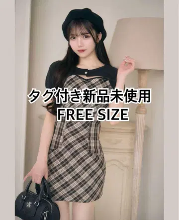 미셸 마카롱 리본 캐미 원피스 앙상블
