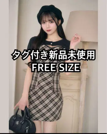 미셸 마카롱 리본 캐미 원피 앙상블 원피스