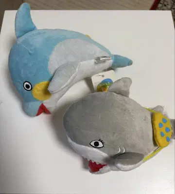오카에리 모네 우산 돌고래/코사메짱 봉제 인형 2종 세트