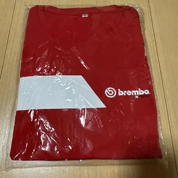 brembo 빨간색 티셔츠 화이트 스트라이프