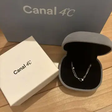 Canal 4C 실버 더블 체인 팔찌
