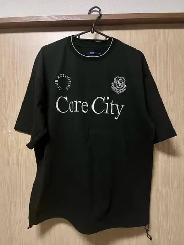 Core City 오버 사이즈 티셔츠 블랙