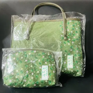 오이타 크레이프 원단 카보스 백&파우치 일본풍
