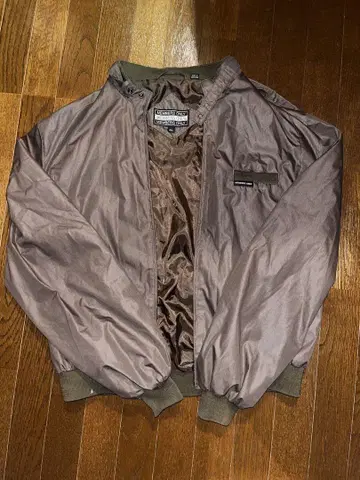 Members only 브라운 나일론 집업 자켓