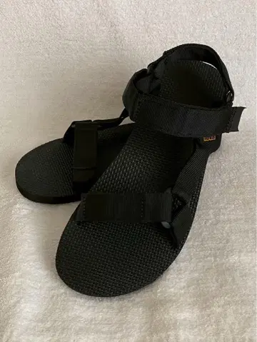 새상품급 TEVA 오리지널 유니버셜 어반 블랙 스포츠 샌들