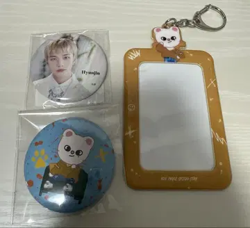 straykids 현진 지니레트 트레이딩 카드 케이스 캔뱃지