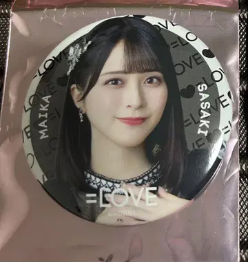 =LOVE 이코러브 사사키 마이카 캔뱃지