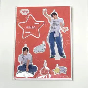 nct wish 아크릴 스탠드 키링 리쿠