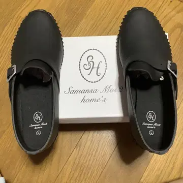 Samansa Mos2 home's 블랙 레인 슈즈 L 사이즈