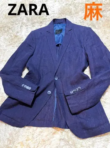 [선착순] ZARA 자라 남성용 자켓 린넨 네이비