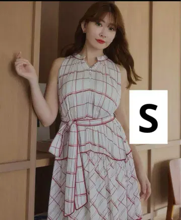 Anduze Belted Check Dress S