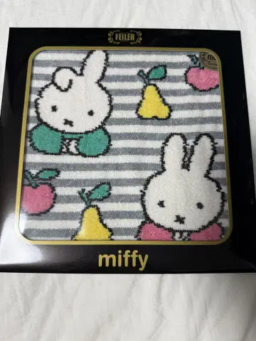 미개봉 새상품 페이러 FEILER 손수건 미피 miffy 콜라보
