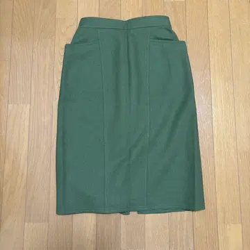 Saint Joie 타이트 스커트 그린 구제 의류