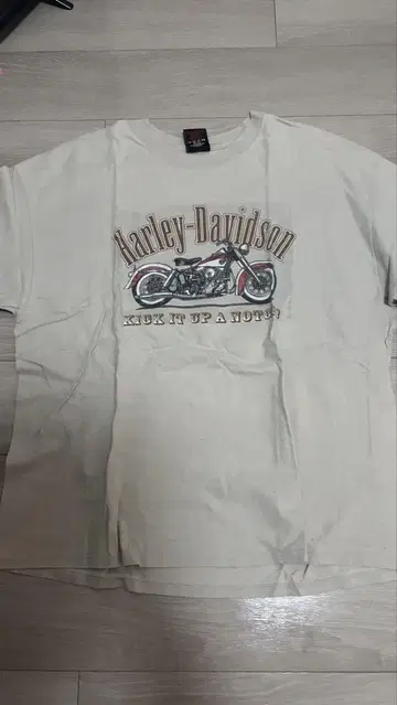 Harley-Davidson 티셔츠 크림색 화이트