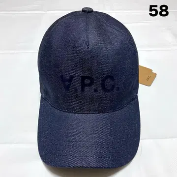새상품 58 24 ss A.P.C. V.P.C. 데님 캡 모자 17024