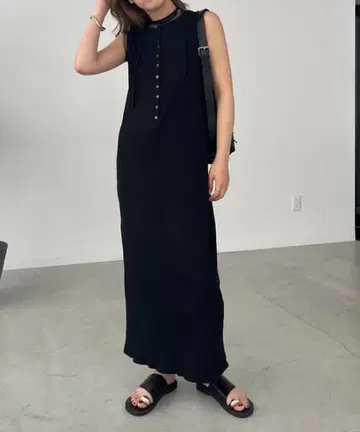 초커 SET 튤 트림 원피스