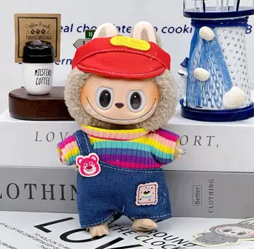 labubu 라부부 옷 갈아입기 무지개 3세트