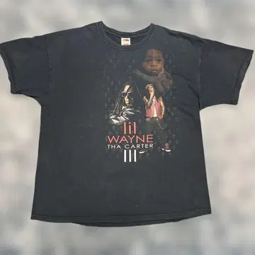 00s Lil Wayne Carter III 랩 T 후르츠 바디