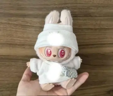 labubu 라부부 봉제 인형 의상 니트 3개 세트 화이트